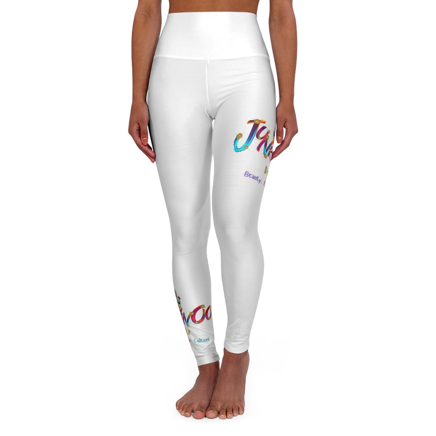 High Waisted Yoga Leggings (AOP)