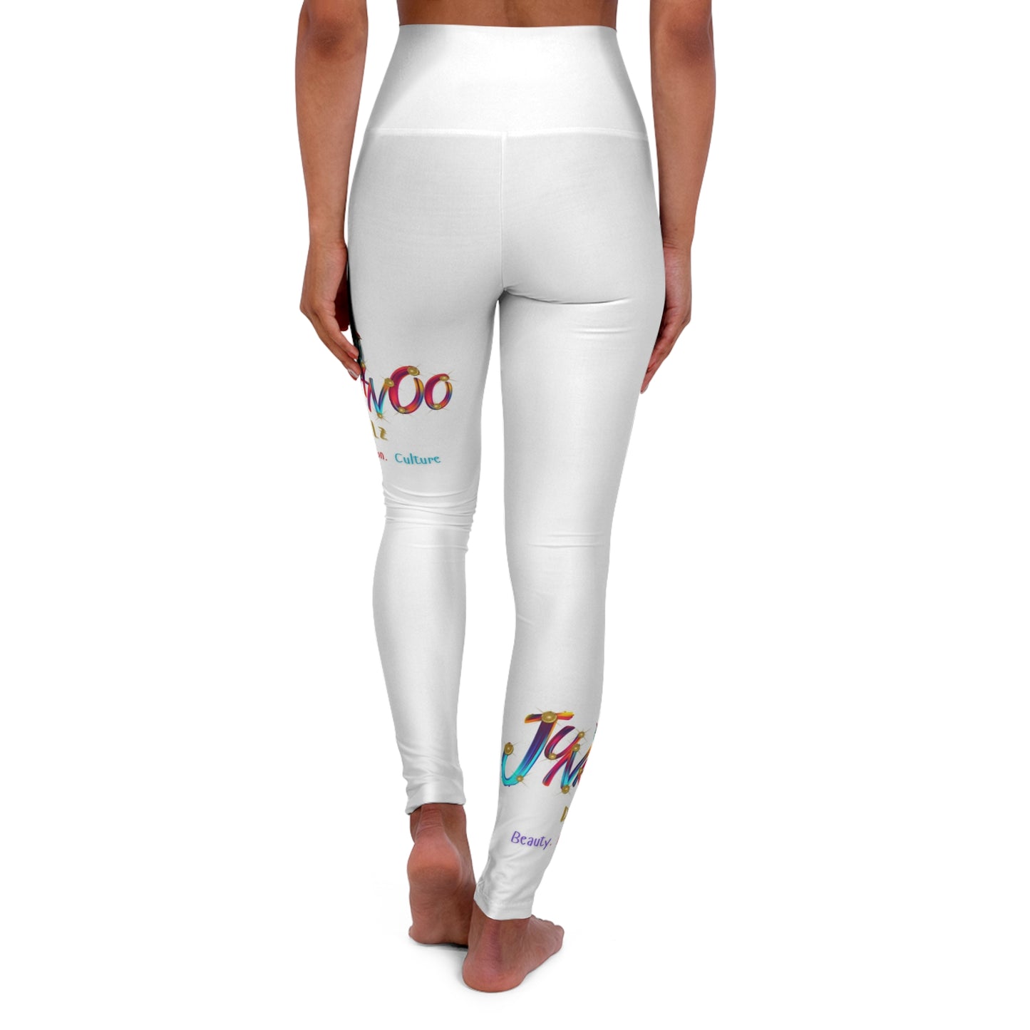 High Waisted Yoga Leggings (AOP)